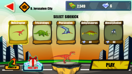 اسکرین شات بازی Jurassic Dinosaur City Rampage 3