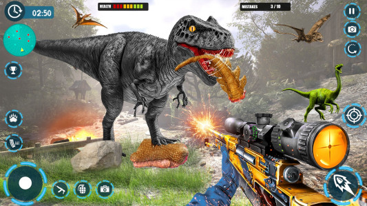 اسکرین شات بازی Dinosaur game: Dinosaur Hunter 3