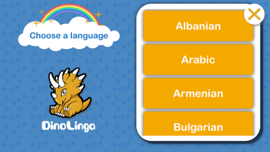 اسکرین شات برنامه DinoLingo: Language learning for kids 1