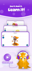اسکرین شات 1 بازی Dinolingo Kids Learn Languages