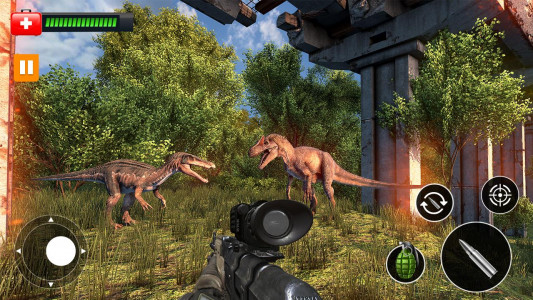 اسکرین شات برنامه Dinosaur Hunter - Dinosaur Games 2019 2