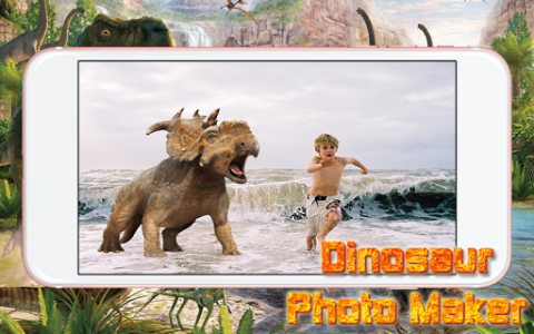 اسکرین شات برنامه Dinosaur Photo Maker 1