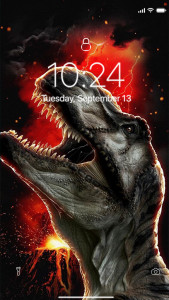 اسکرین شات 3 برنامه Dinosaur Wallpaper