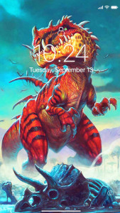 اسکرین شات 4 برنامه Dinosaur Wallpaper