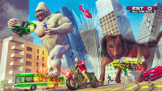 اسکرین شات بازی Angry Gorilla: City Rampage 8