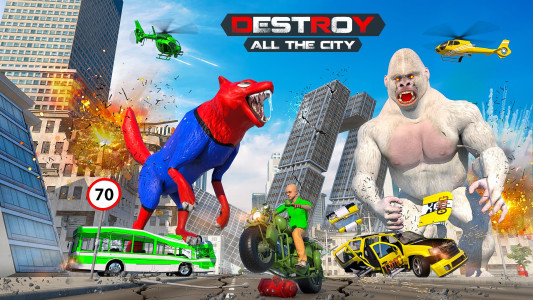 اسکرین شات 2 بازی Giant Gorilla Bigfoot Monster