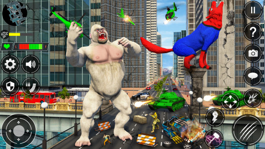 اسکرین شات بازی Angry Gorilla: City Rampage 1