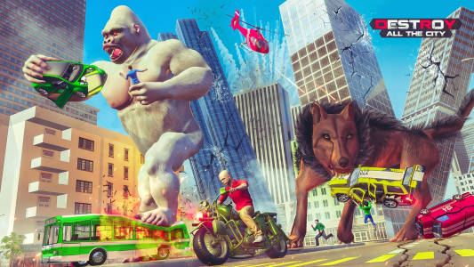 اسکرین شات بازی Giant Gorilla Bigfoot Monster 8