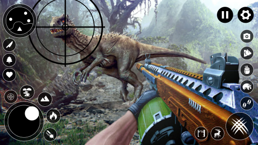 اسکرین شات بازی Real Dinosaur Hunting Gun Game 2