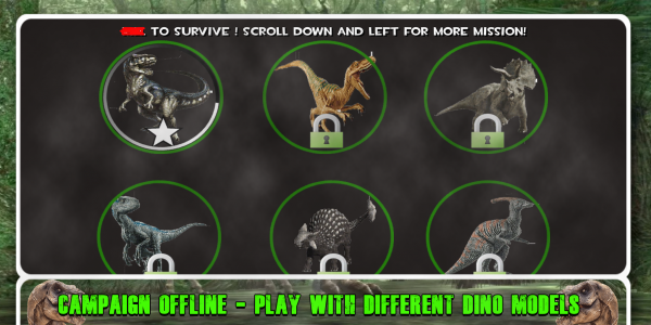 اسکرین شات بازی Dinosaur wild jungle shooter: Jurassic dino hunter 7