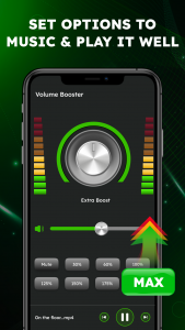 اسکرین شات برنامه Volume Booster - Sound Booster 2