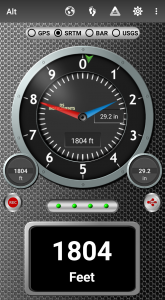 اسکرین شات 1 برنامه Altimeter & Altitude Widget
