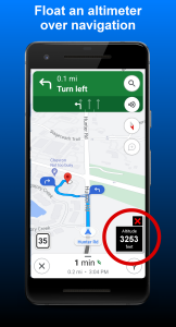 اسکرین شات 2 برنامه Altimeter & Altitude Widget