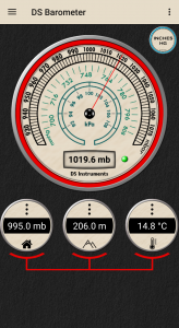 اسکرین شات برنامه DS Barometer & Altimeter 4