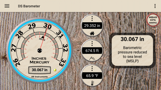 اسکرین شات 2 برنامه DS Barometer & Altimeter