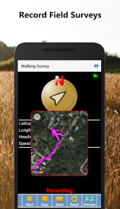 اسکرین شات برنامه Land Calculator: Survey Area, Perimeter, Distance 2