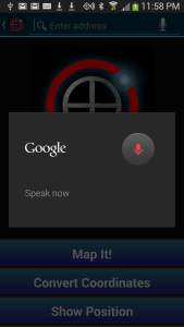 اسکرین شات 4 برنامه Map It!  Address & Coordinates