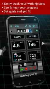 اسکرین شات برنامه Walking Odometer Pro: GPS Fitn 2