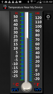 اسکرین شات برنامه Real Mercury Thermometer 2