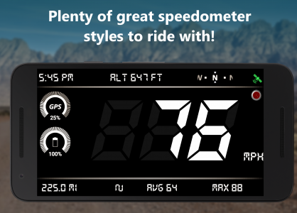 اسکرین شات برنامه DS Speedometer Custom 2