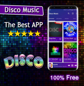 اسکرین شات برنامه Disco Music app 1