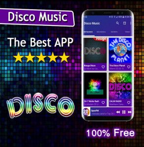 اسکرین شات برنامه Disco Music app 1