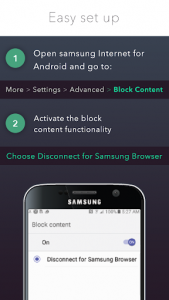 اسکرین شات برنامه Disconnect for Samsung Internet Browser 2