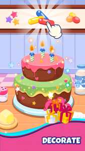 اسکرین شات بازی Birthday Cake Maker: Baking Ga 4