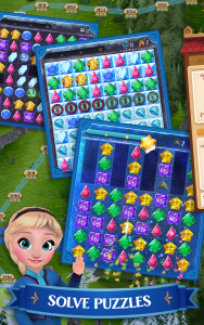 اسکرین شات بازی Disney Frozen Free Fall Games 1