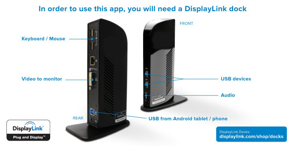 اسکرین شات 3 برنامه DisplayLink Desktop (Demo)