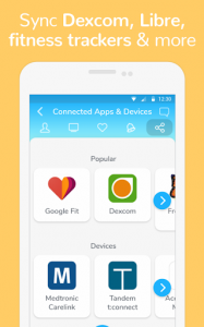 اسکرین شات برنامه Center Health — The Diabetes App 3
