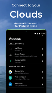 اسکرین شات 2 برنامه Piktures: Gallery Manager App