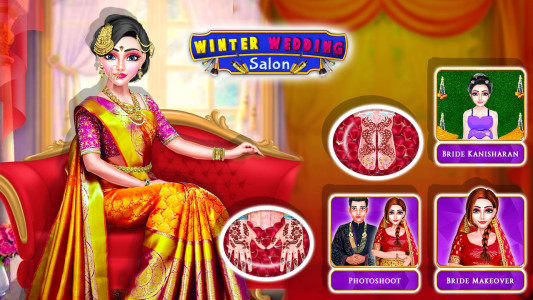 اسکرین شات 1 بازی Kashmiri Wedding Make up Salon