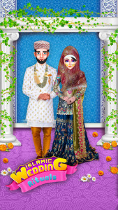 اسکرین شات 1 بازی Hijab Wedding Makeup -Dress up