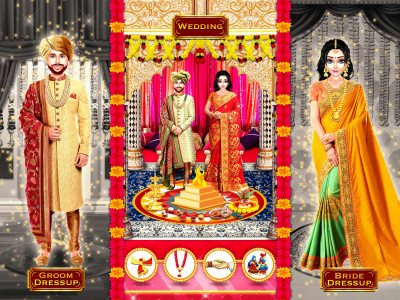 اسکرین شات برنامه South Indian Wedding Games 2