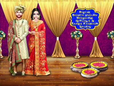 اسکرین شات برنامه South Indian Wedding Games 1
