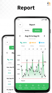 اسکرین شات برنامه Pedometer : Step Counter 3