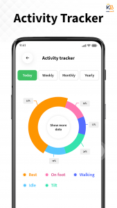 اسکرین شات برنامه Pedometer : Step Counter 4