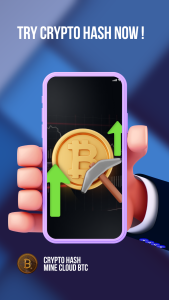 اسکرین شات 1 برنامه Crypto Hash – Mine Cloud BTC