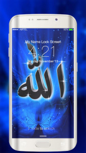 اسکرین شات برنامه Allah Lock Screen 4