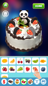 اسکرین شات 2 بازی Cake DIY Maker: Birthday Party