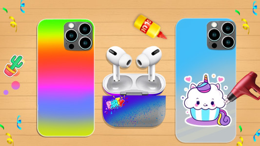 اسکرین شات 4 بازی Phone Case DIY - Cover Design