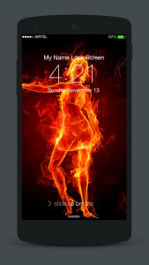 اسکرین شات 2 برنامه Neon Lock Screen