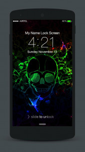 اسکرین شات 6 برنامه Neon Lock Screen