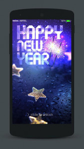 اسکرین شات برنامه New Year Neon 2020 Lock Screen 5