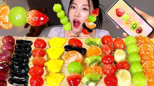 اسکرین شات 7 بازی DIY Tanghulu: Mukbang ASMR