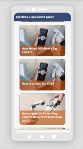 اسکرین شات برنامه Dji Mimo Vlog Camera App Guide 7