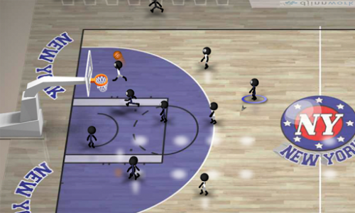اسکرین شات بازی Stickman Basketball 1