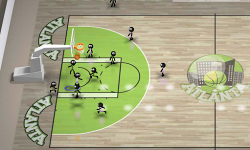 اسکرین شات بازی Stickman Basketball 7