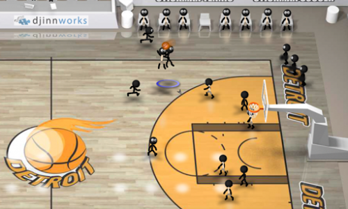 اسکرین شات بازی Stickman Basketball 8
